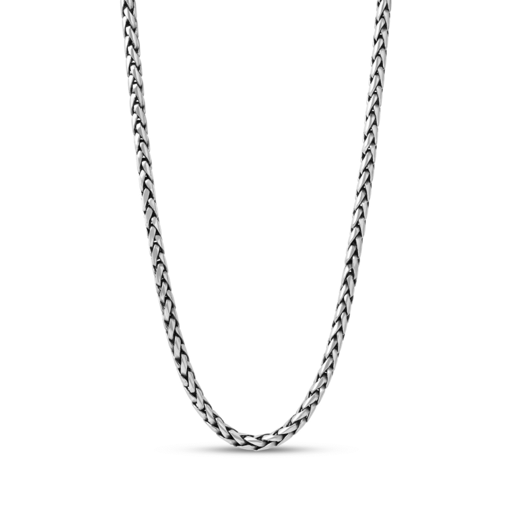 Bali silver necklace (4 mm)