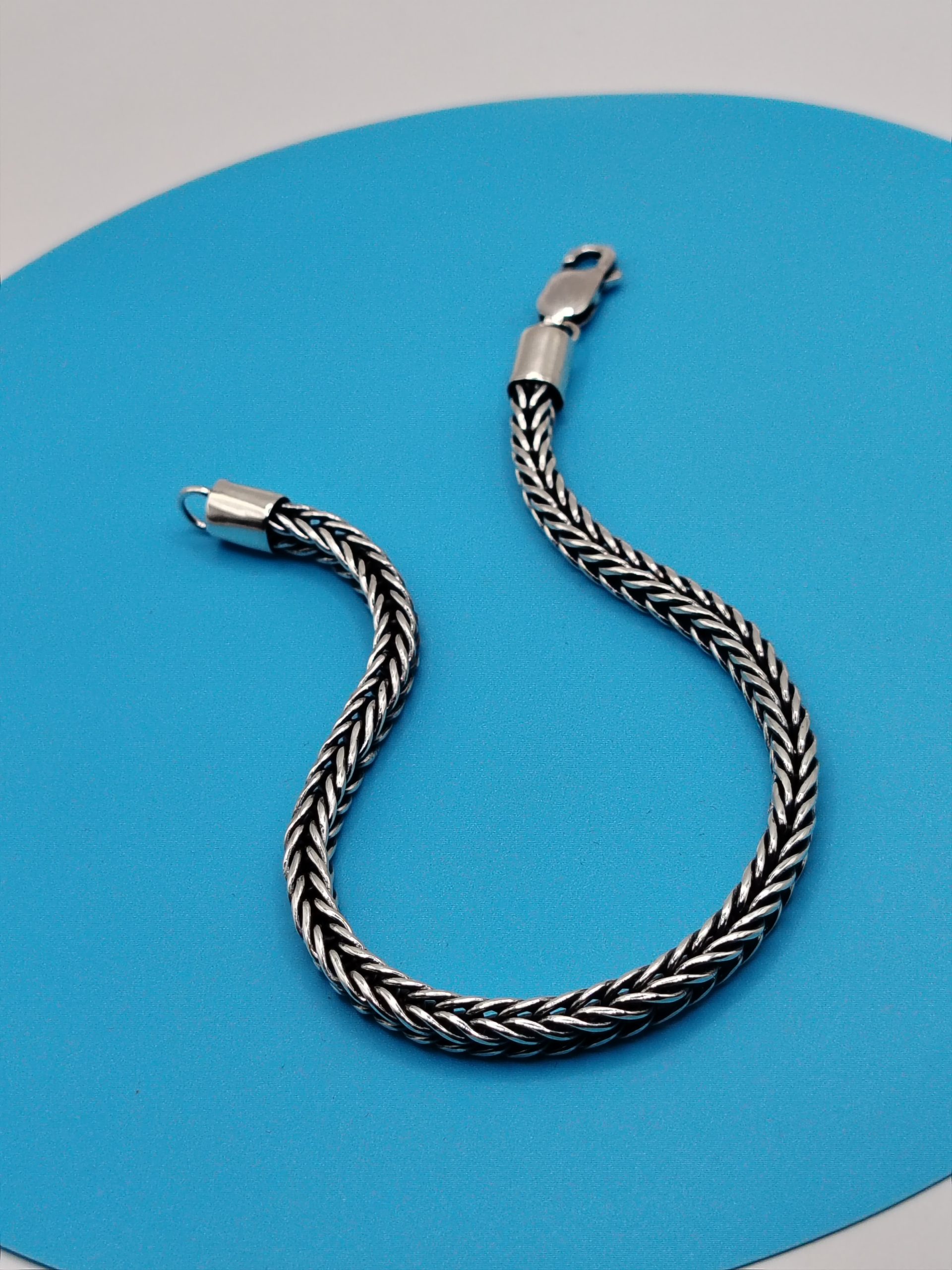 Minimalist Woven Bali Bracelet 925 Sterling Silver