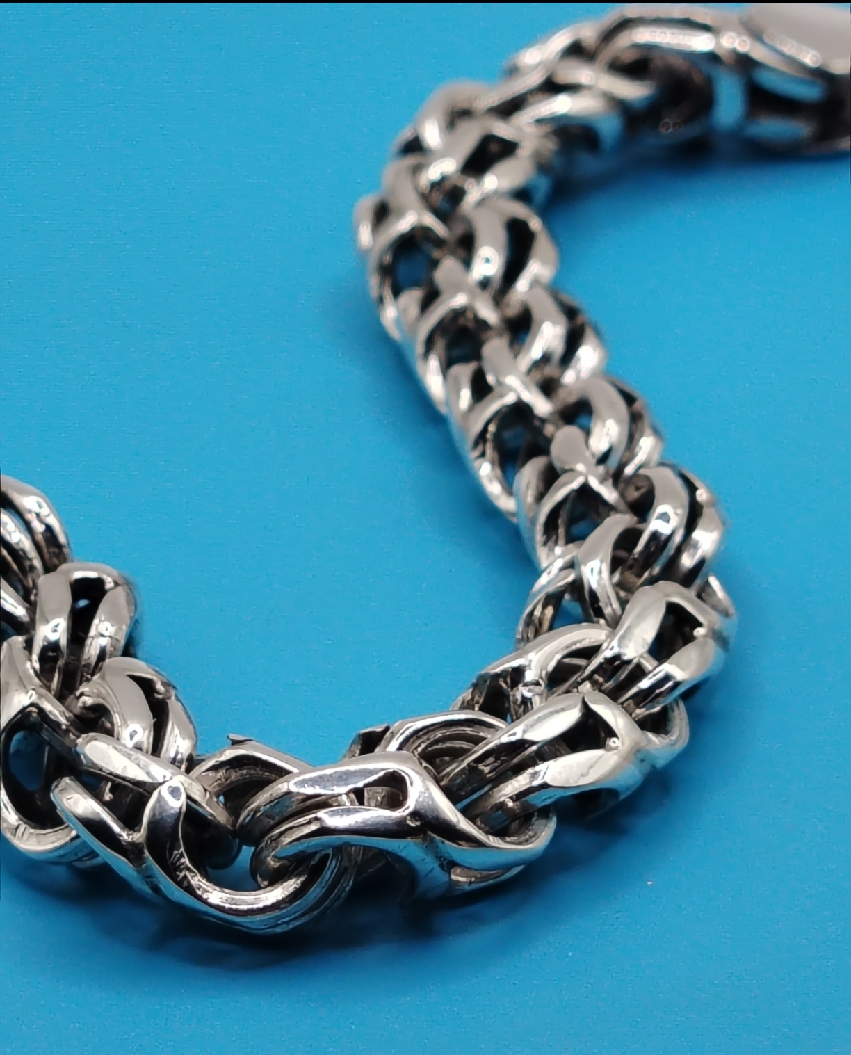 10 mm Solid Heavy 925 Sterling Silver Bracelet